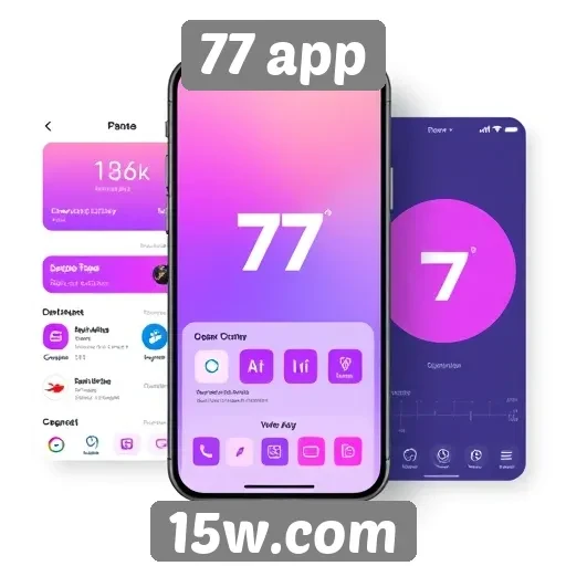 Análise da interface do usuário no 77 app